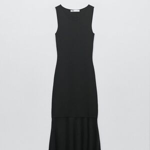 Zara long knit dress